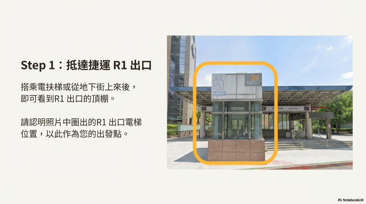 捷運 R1 出口